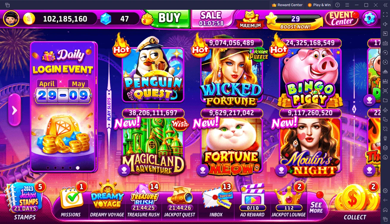 Slots vader
